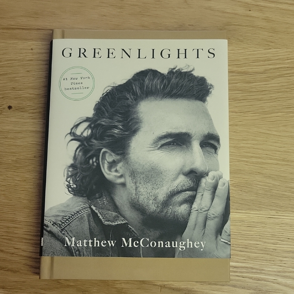 Greenlights by Matthew McConaughey Hardcover Book